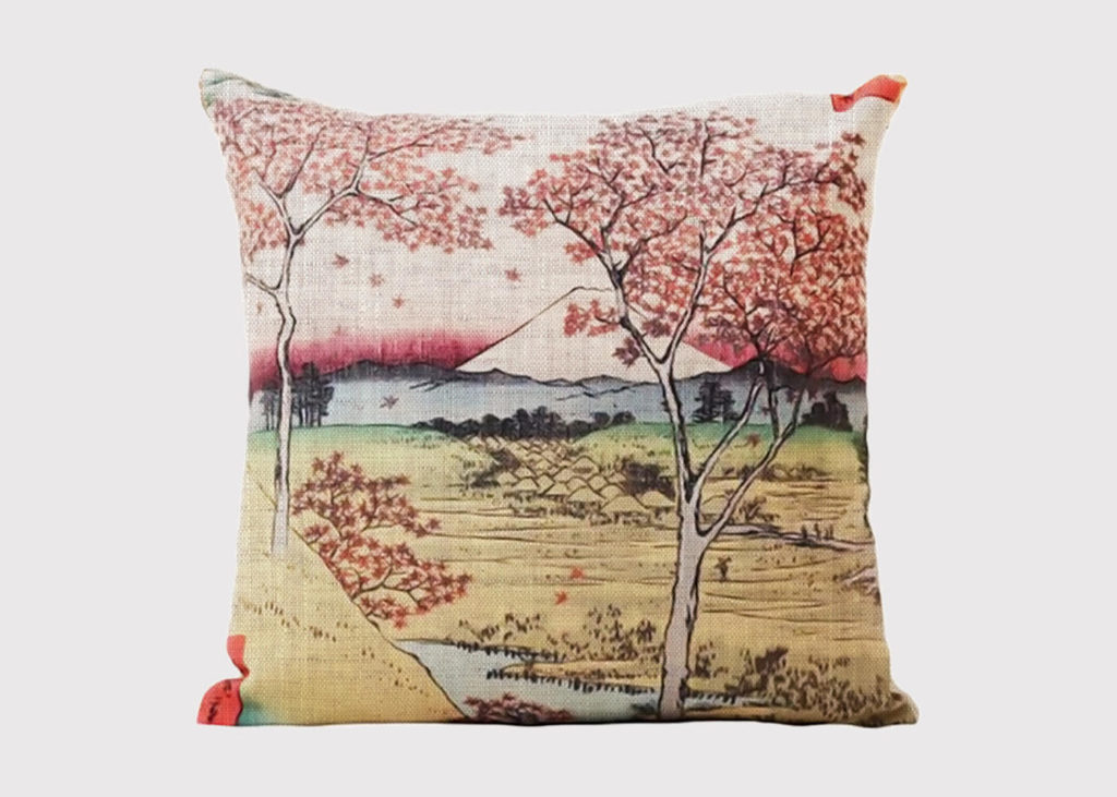 Japanese Landscape Cushion