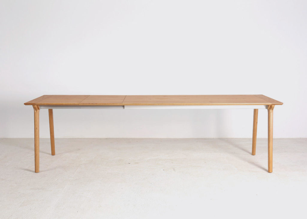 langli table fully extended, extending dining table