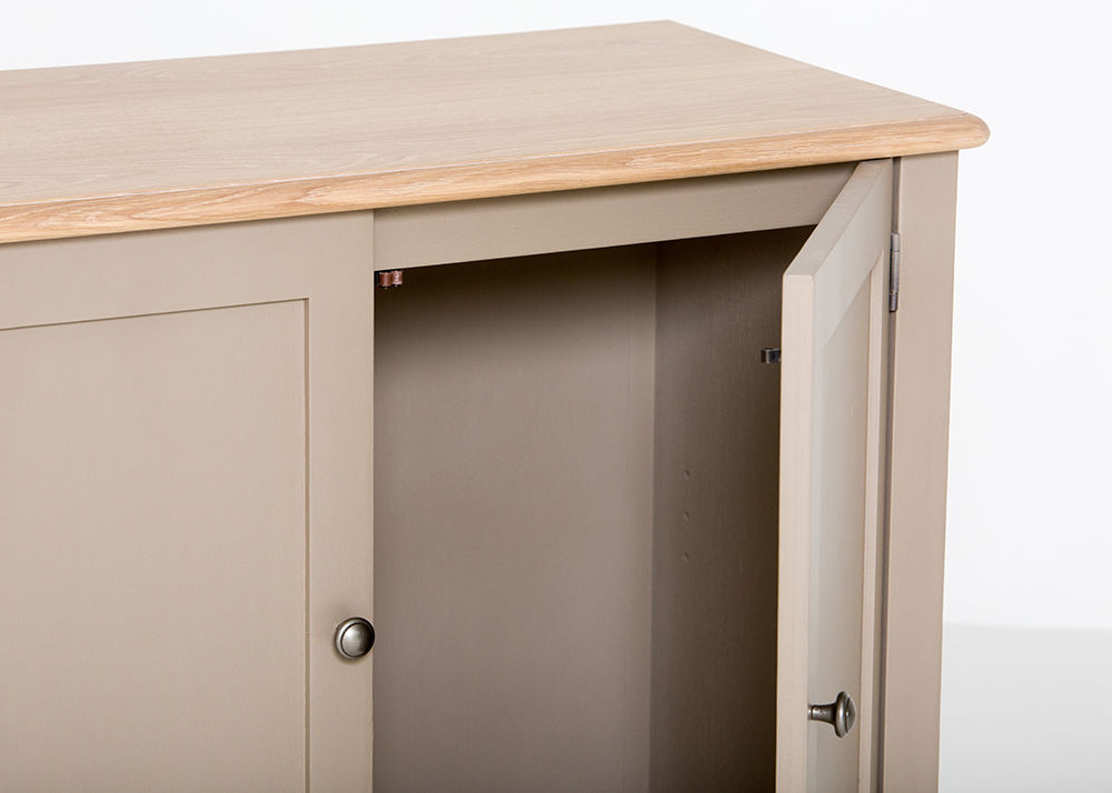 versailles sideboard moveable shelf design detail
