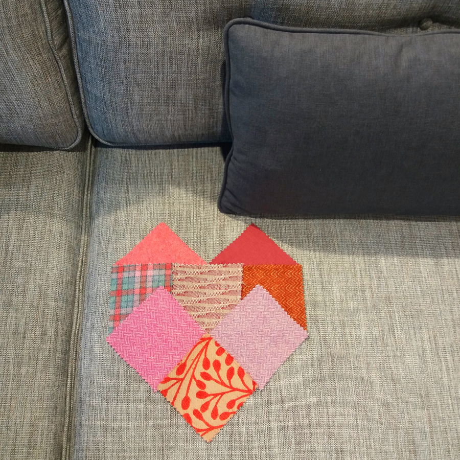 valentines pink heart, modular sofa fabric