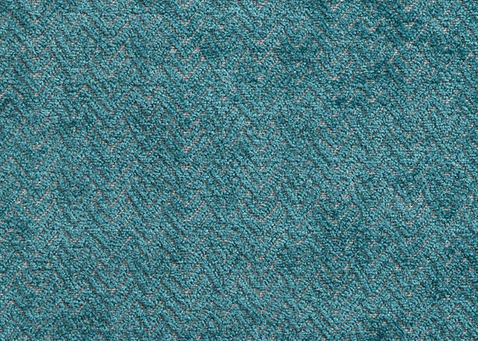 zigtag teal fabric